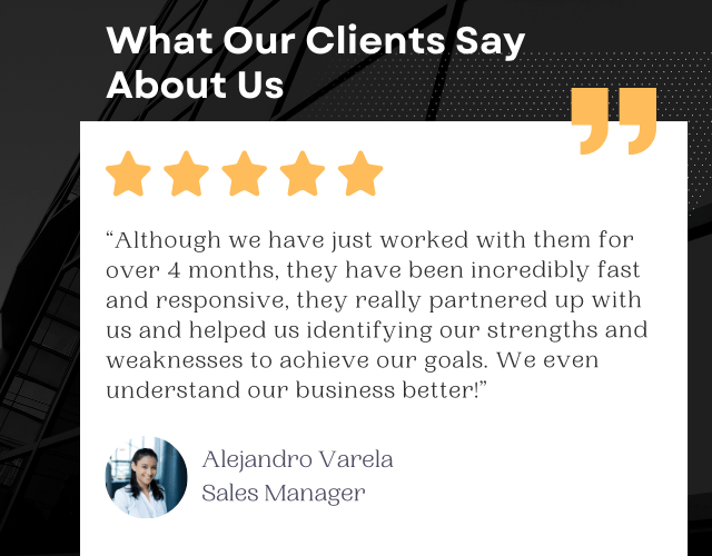 Client Review Alejandro