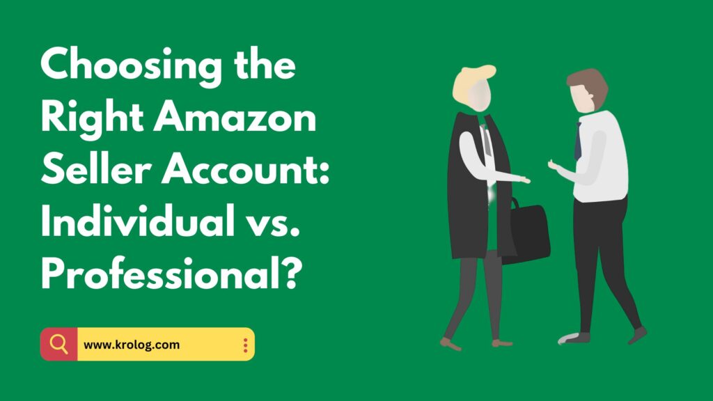 amazon seller individual vs professional
