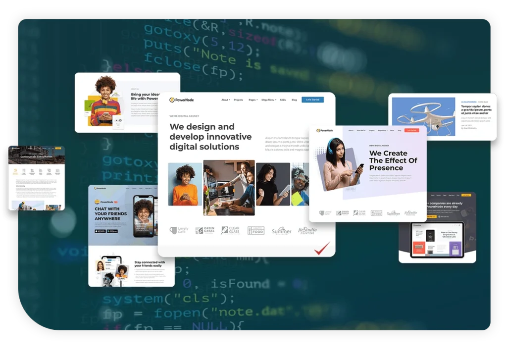 Krolog website design and development services graphic